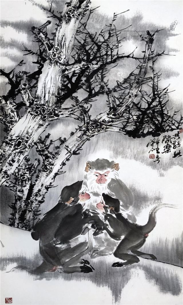“百猴闹春”刘开永中国画展4月29日在安徽淮北刘开渠纪念馆开幕